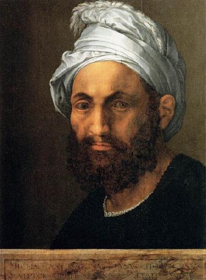Baccio Bandinelli Portrait of Michelangelo Spain oil painting art